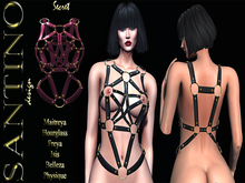 Santino Design-Chain Harness-Fuschia