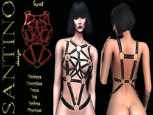 Santino Design-Chain Harness-Red