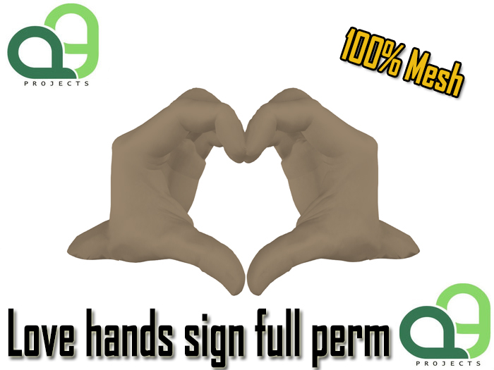 Love hands sign Full Perm (Boxed)
