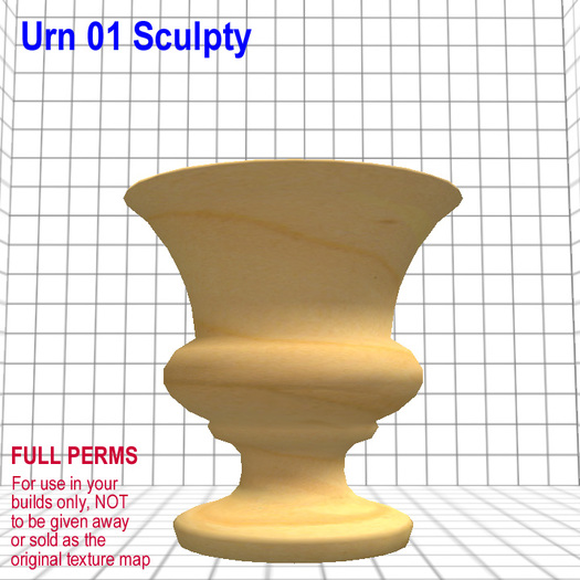 Urn01 Sculpty Map Full Perms