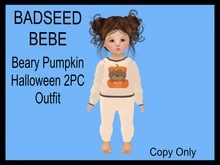 Steph-O-Bee's - Beary Pumpkin Halloween (Bebe)