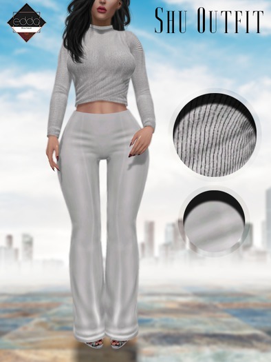 .::E.D.D.A::. Shu Outfit {LIGHT GREY}