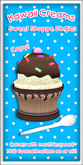 Kawaii Couture Bubblegum Ice Cream Sundae Vanilla