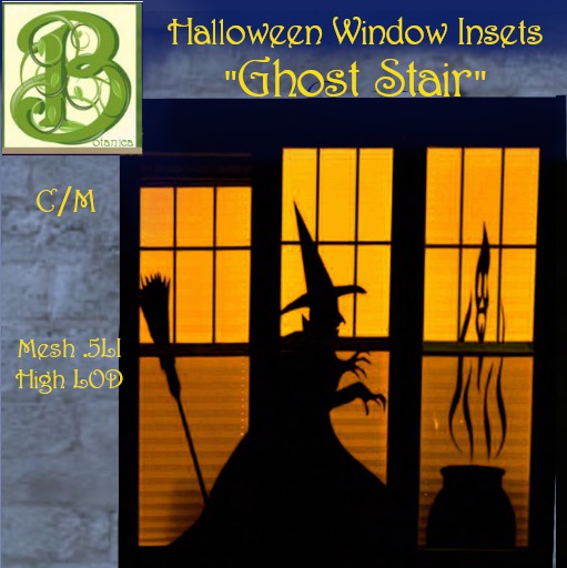  Halloween Window Insets - Witch Triptch