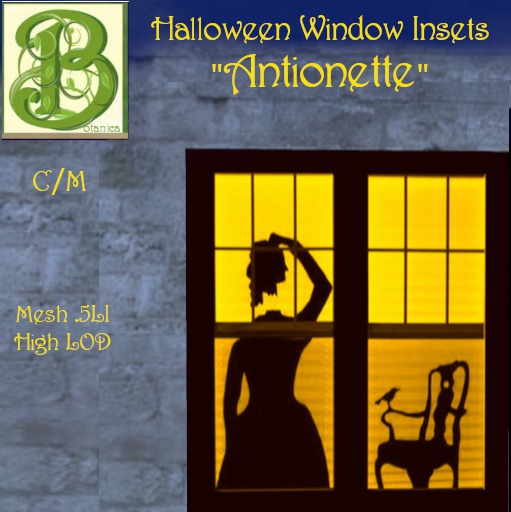  Halloween Window Insets - Antionette