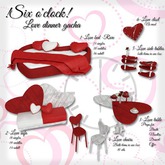 Six o'clock! Love Sofa White BOXED