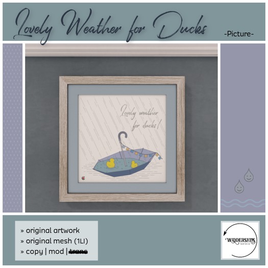 Widdershins - Lovely Weather for Ducks -Picture-