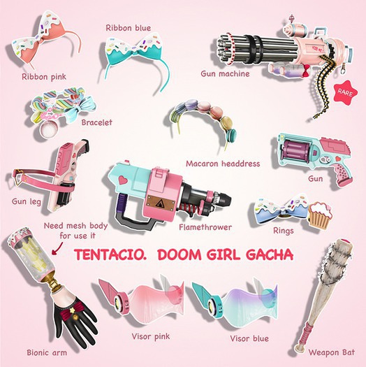 *Tentacio* Doom girl gacha. Rings