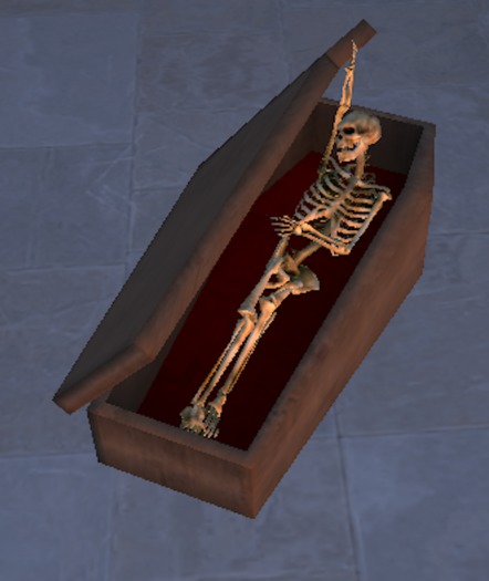 Uncle Marvin's coffin
