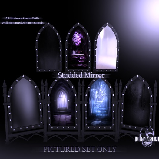 [MA] - Studded Mirror Pictured Set
