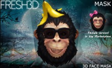 Fresh3D Party Monkey Male