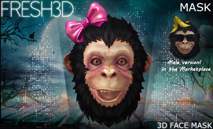 Fresh3D Party Monkey Female
