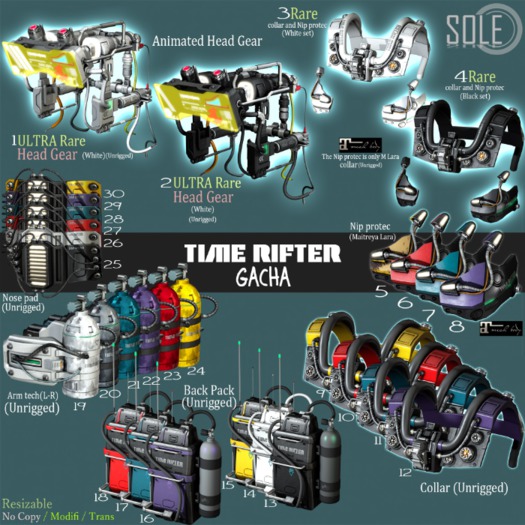 Common 28 :::SOLE::: TIME RIFTER Nose-Pad (Blue)