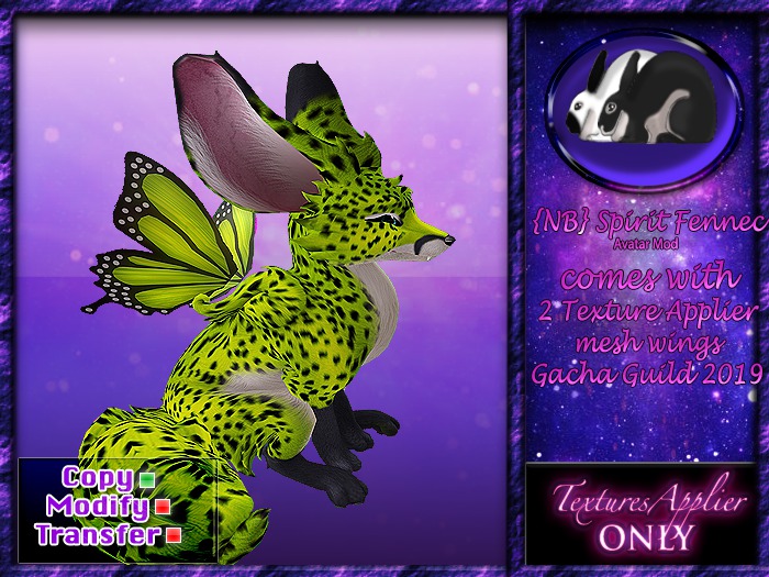 {NB} Spirit Fennec - green cheetah