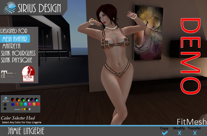 Sirius Design Jamie Lingerie Boxed==DEMO