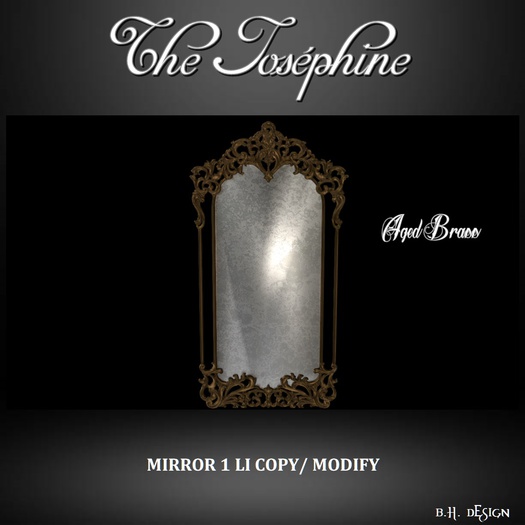 BHD THE JOSEPHINE AGED BRASS