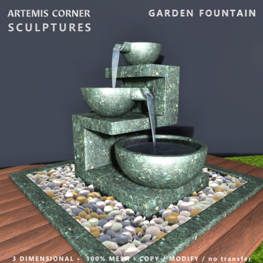 *AC* Garden fountain d.box