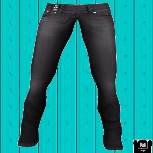 D&S  design  black jeans