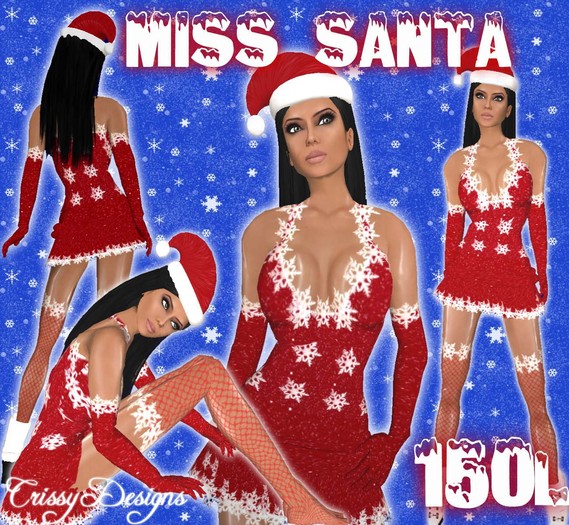 **Miss Santa**Outfit by Crissy Designs