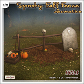 [V/W] Spooky Fall Fence - Decorative BRB Version COPY - (BOX)