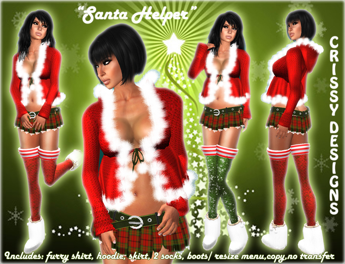 **Santa Helper**Costume-by Crissy Designs