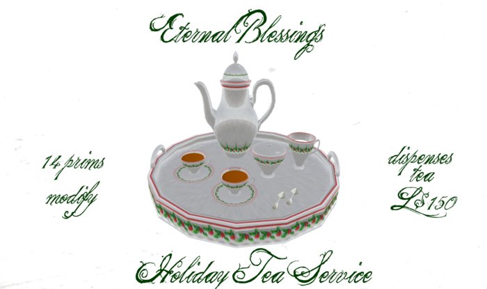 Eternal Blessings Holiday Tea Service (boxed)