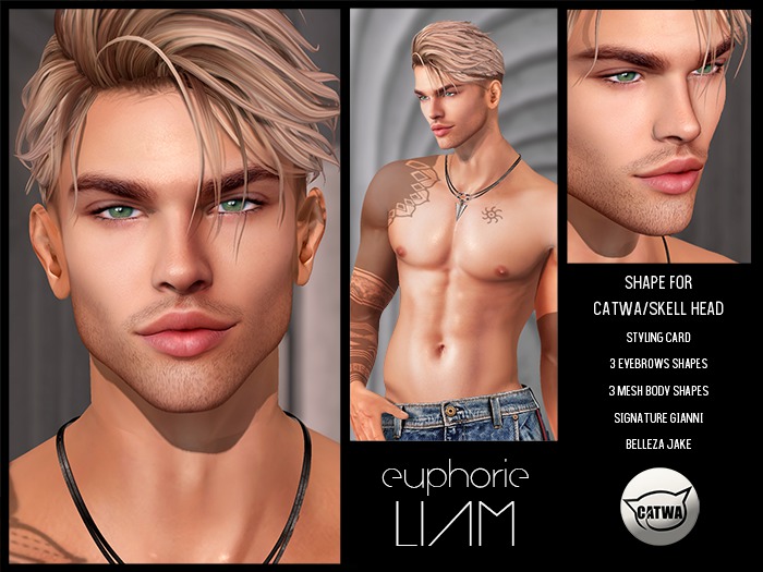 Euphorie - Liam Shape - Catwa Skell Head