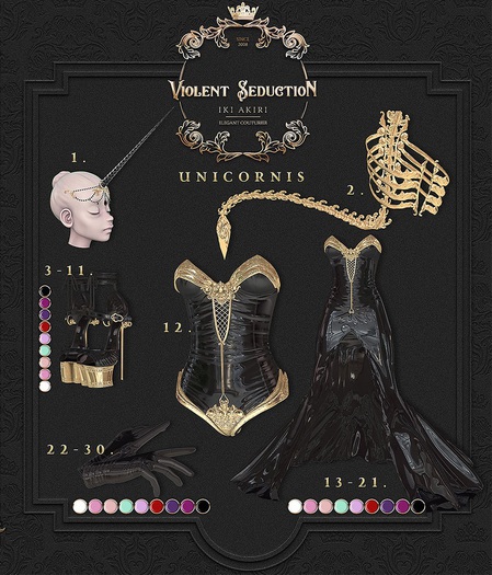 Violent Seduction - Unicornis Heels (Red)