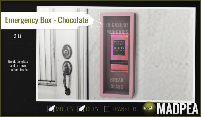 MadPea Emergency Box - Chocolate [Add Me!]