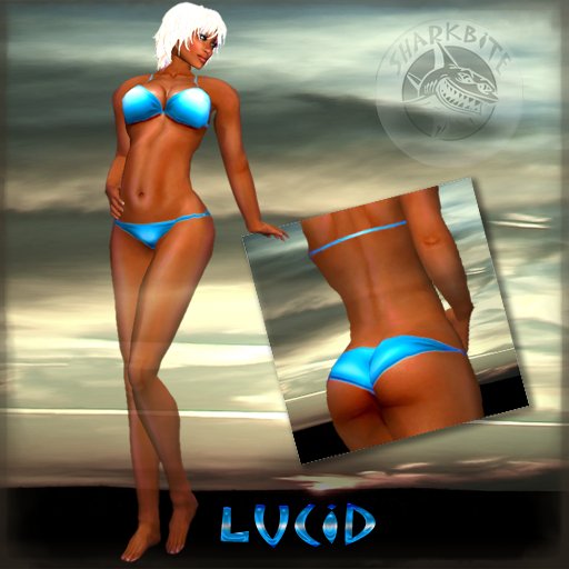 Bikini Lucid Riviera (blue) - sharkBite