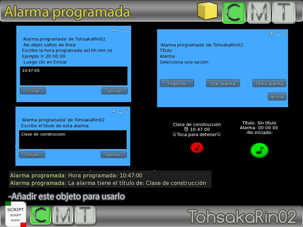 Alarma programada