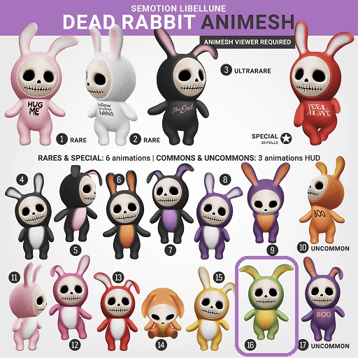 SEmotion Libellune Dead Rabbit #16