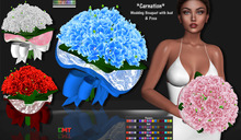 R.F. - *Carnation Wedding Bouquet w/hud & pose