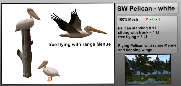 SW Pelican - white - 3 Style