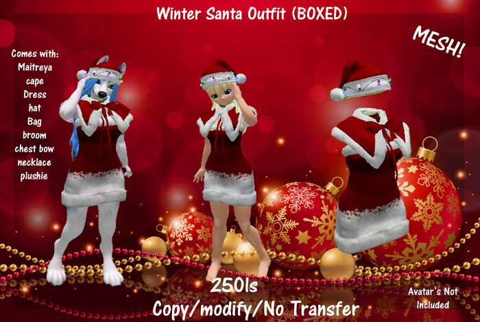 Winter Santa Outfit (BOXED)