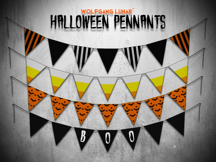 Wolfgang Lunar: Halloween Pennants