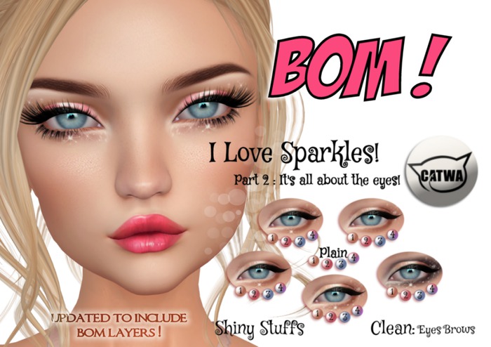 ~Shiny Stuffs~ CATWA I Love Sparkles Prt. 2 Appliers 