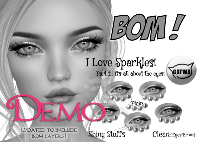 ~Shiny Stuffs~ CATWA I Love Sparkles Prt. 2 DEMO (add me)