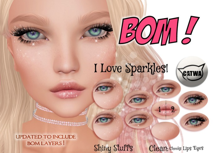 ~Shiny Stuffs~ CATWA I Love Sparkles!! appliers