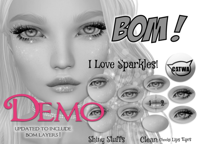 ~Shiny Stuffs~ DEMO CATWA I Love Sparkles 