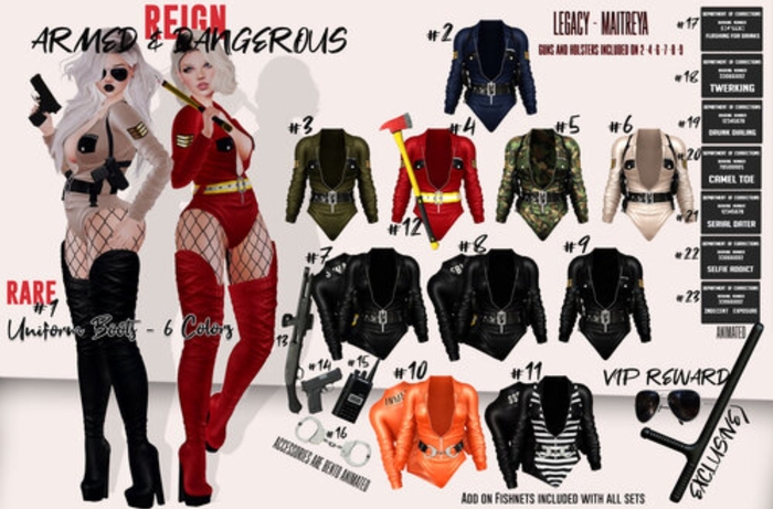 REIGN.- UNIFORM BOOTS (MAITREYA) #1 RARE