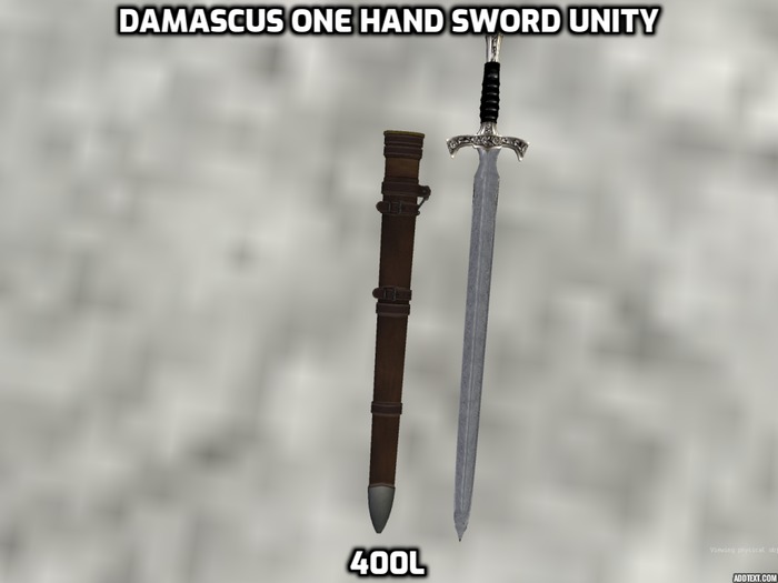 Unity Maxim !!!!AAA one Hand Damascus sword