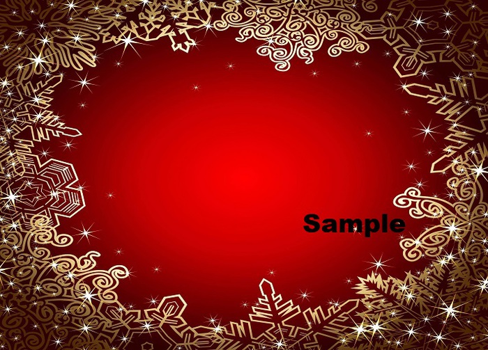 Christmas Rug Red & Gold Texture CMT
