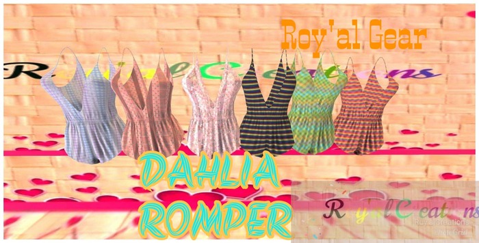 DAHLIA ROMPER RAINBOW