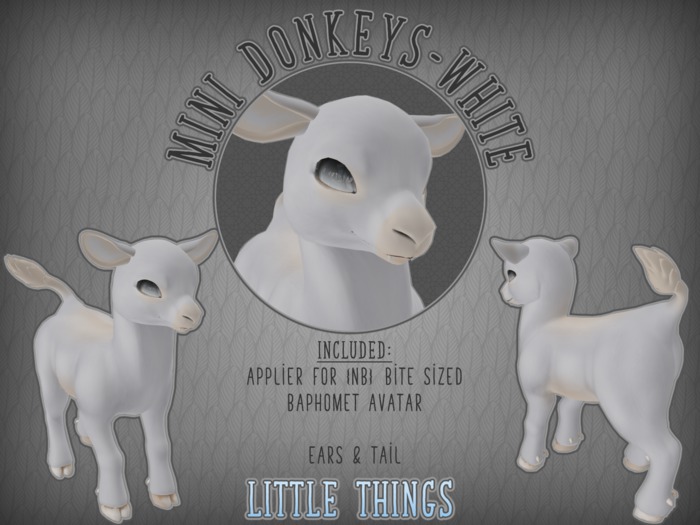 Little Things: Mini Donkeys // White | RETIRED