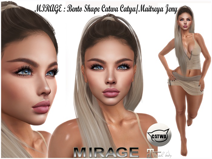 MIRAGE : Bento Shape Catwa Catya/Maitreya Jeny