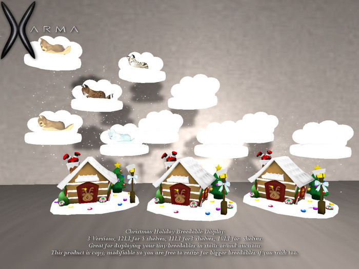 [KARMA] Christmas Holiday Breedable Display set