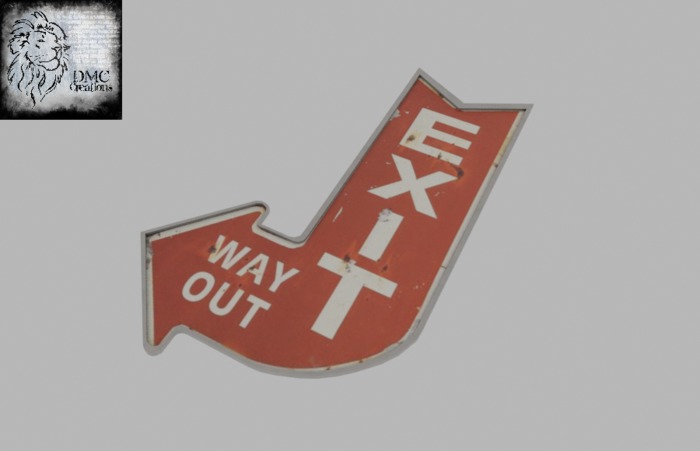 EXIT Sign Full Perm Mesh