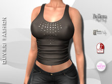 ANDREA TANK - BROWN