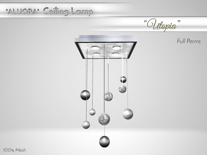ALUORA Ceiling Lamp "Utopia" - Full Perms